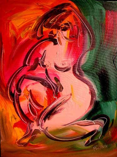 Painting Code#7413-Abstract Nude