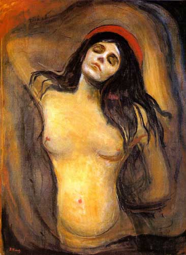 Painting Code#7465-Munch, Edvard(Norway): Madonna