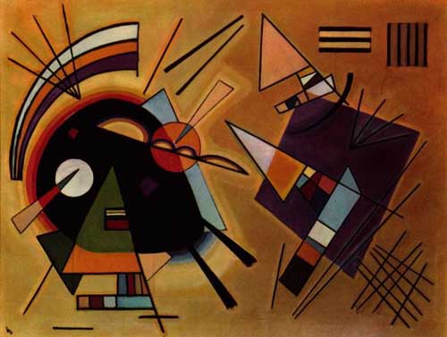 Painting Code#7527-Kandinsky, Wassily: Black and Violet 
