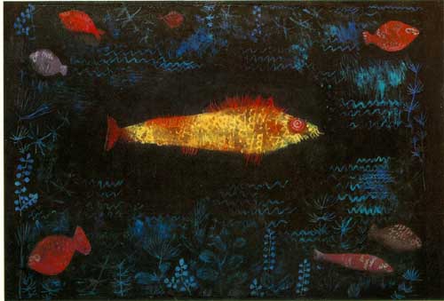 Painting Code#7958-Klee, Paul(Switzerland): The Golden Fish