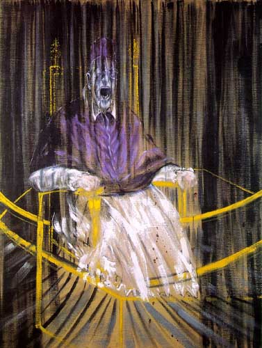 Painting Code#7963-Francis Bacon - Study After Velazquez&#039;s Portrait of Pope Innocent X