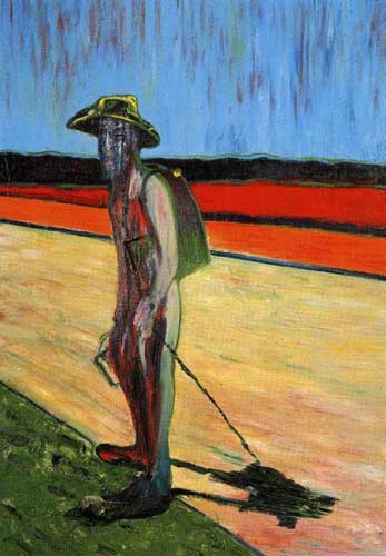 Painting Code#7966-Francis Bacon - Study for a Portrait of Van Gogh V