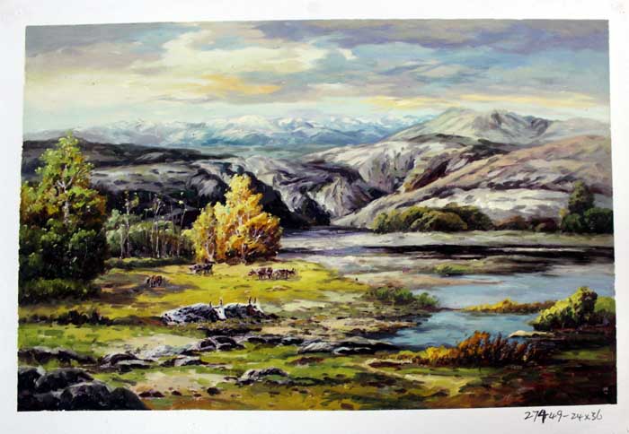 Painting Code#s127449-Landscape Painting