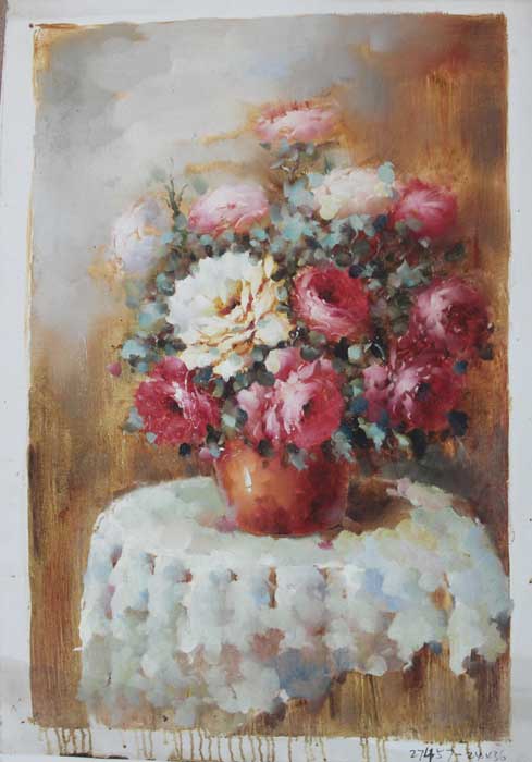 Painting Code#s127457-Floral Still Life Painting